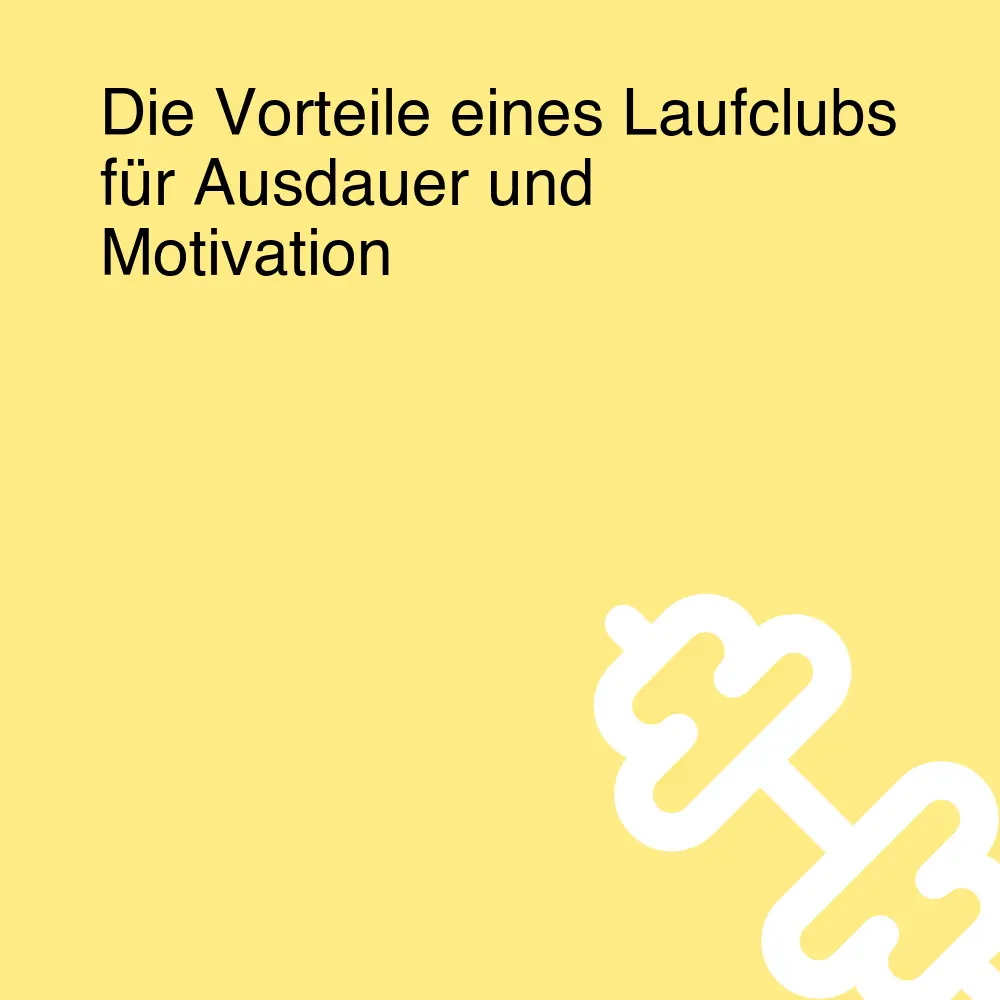 Die Vorteile eines Laufclubs für Ausdauer und Motivation