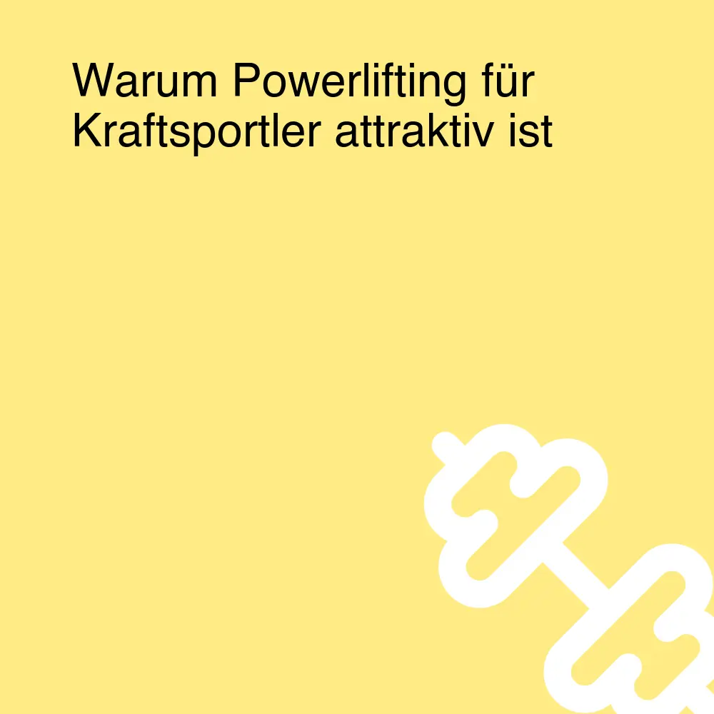 Warum Powerlifting für Kraftsportler attraktiv ist