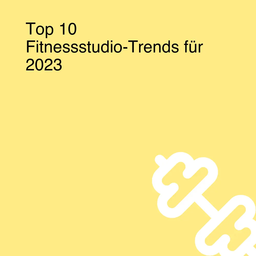 Top 10 Fitnessstudio-Trends für 2023 Top 10 Fitnessstudio-Trends für 2023