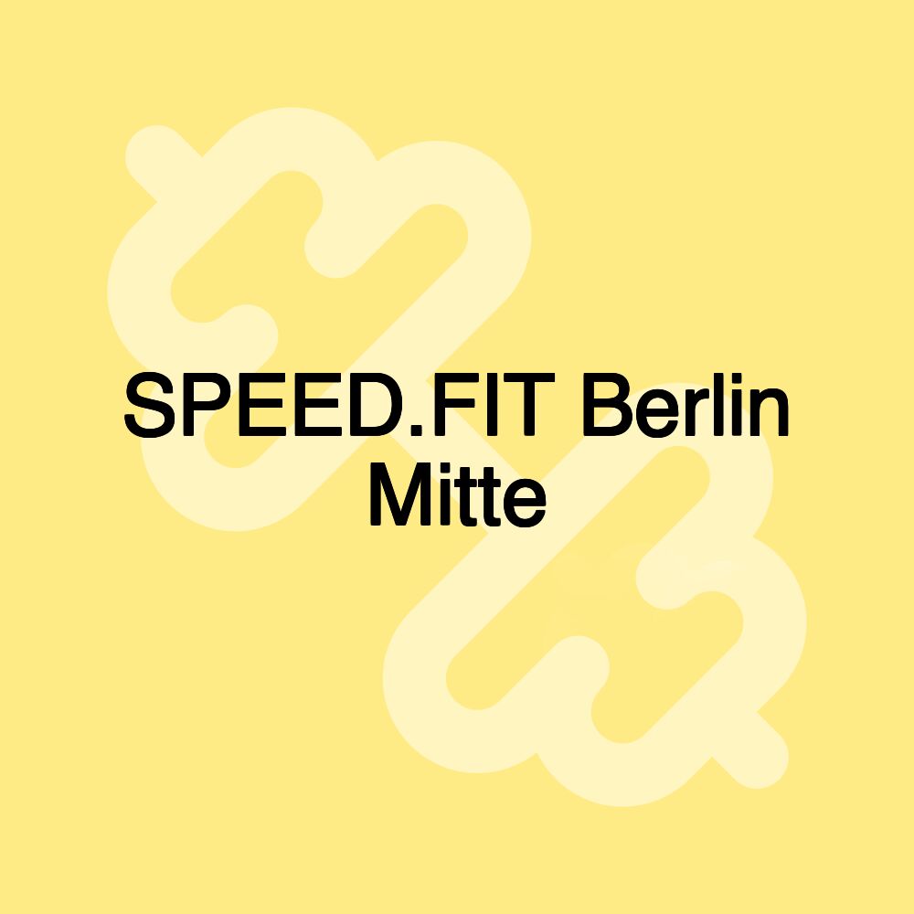 SPEED.FIT Berlin Mitte