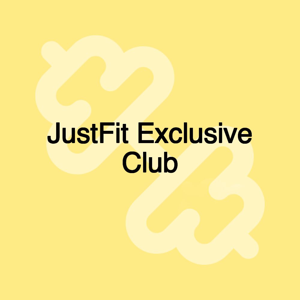 JustFit Exclusive Club