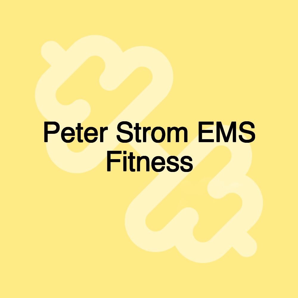 Peter Strom EMS Fitness