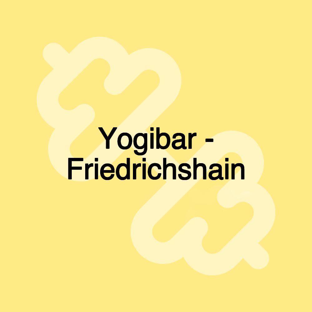 Yogibar - Friedrichshain