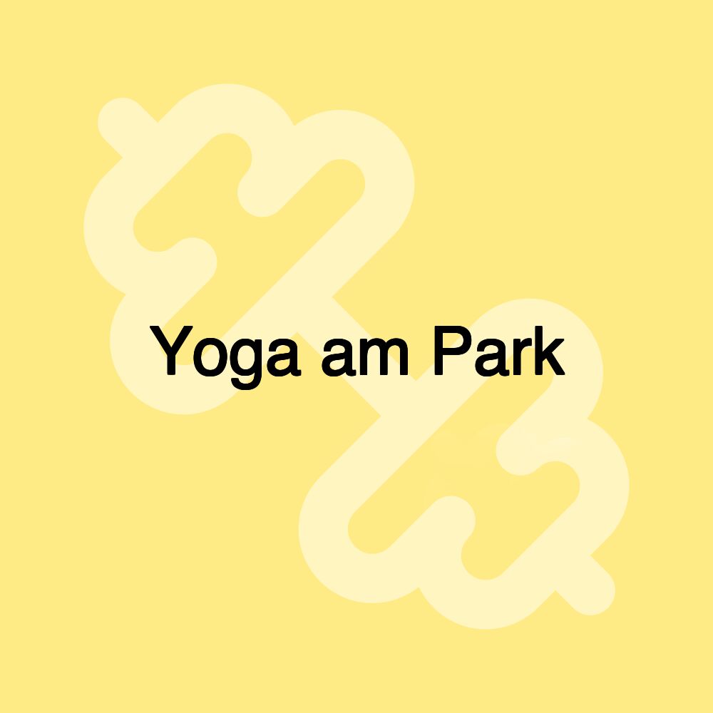 Yoga am Park