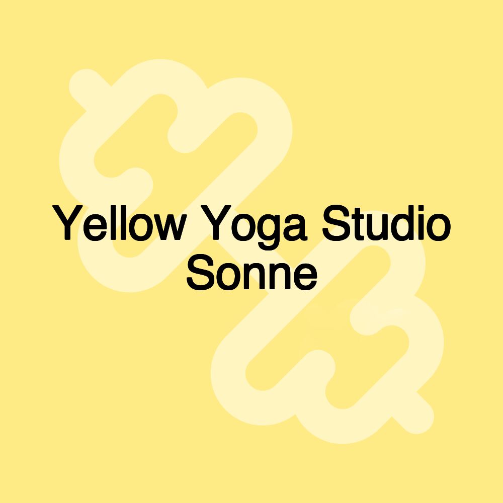 Yellow Yoga Studio Sonne