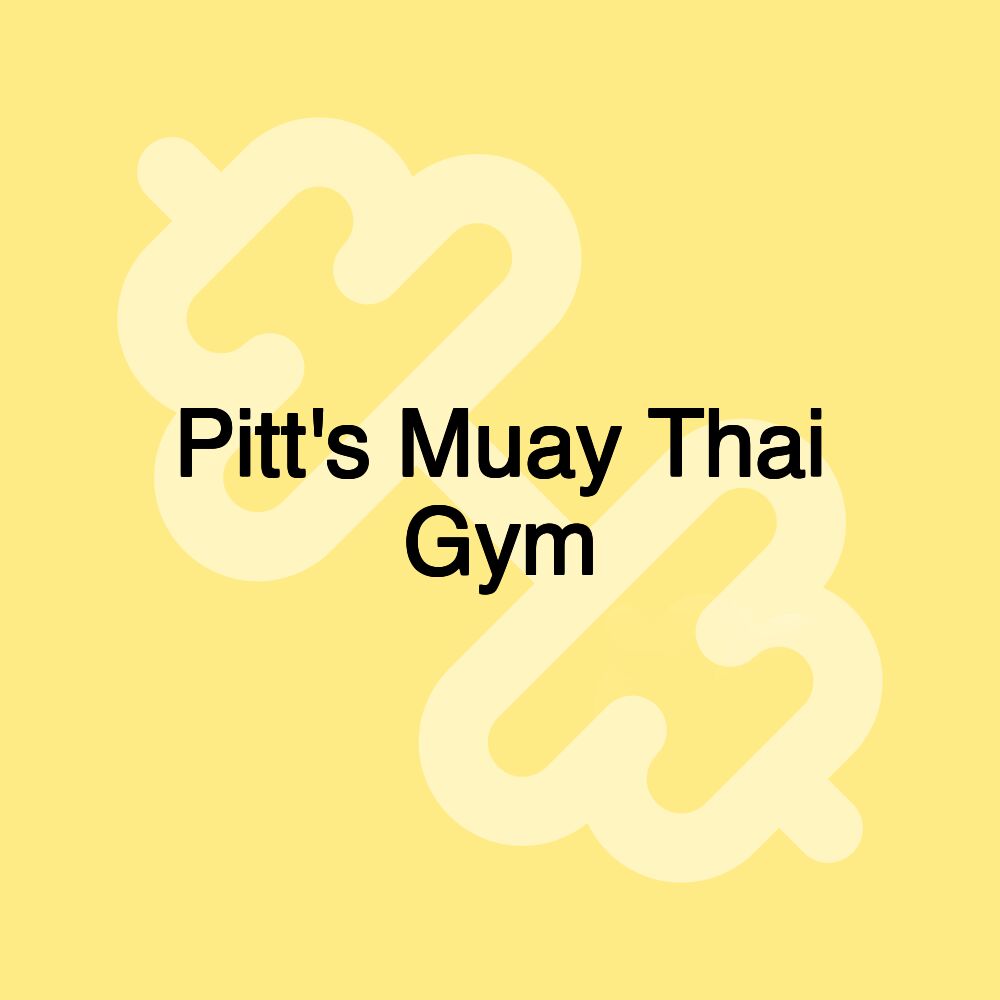 Pitt's Muay Thai Gym