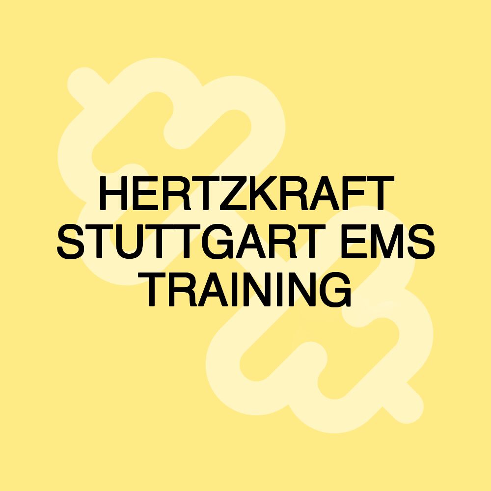 HERTZKRAFT STUTTGART EMS TRAINING