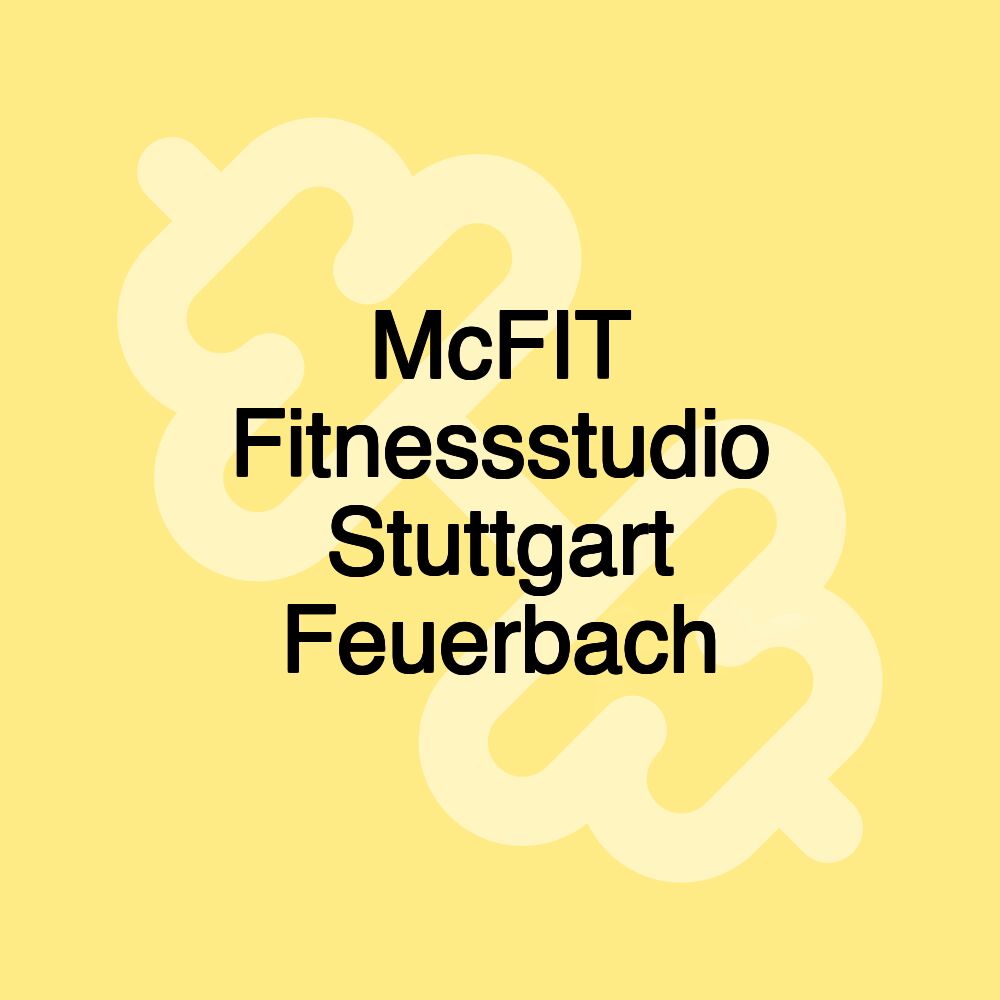 McFIT Fitnessstudio Stuttgart Feuerbach