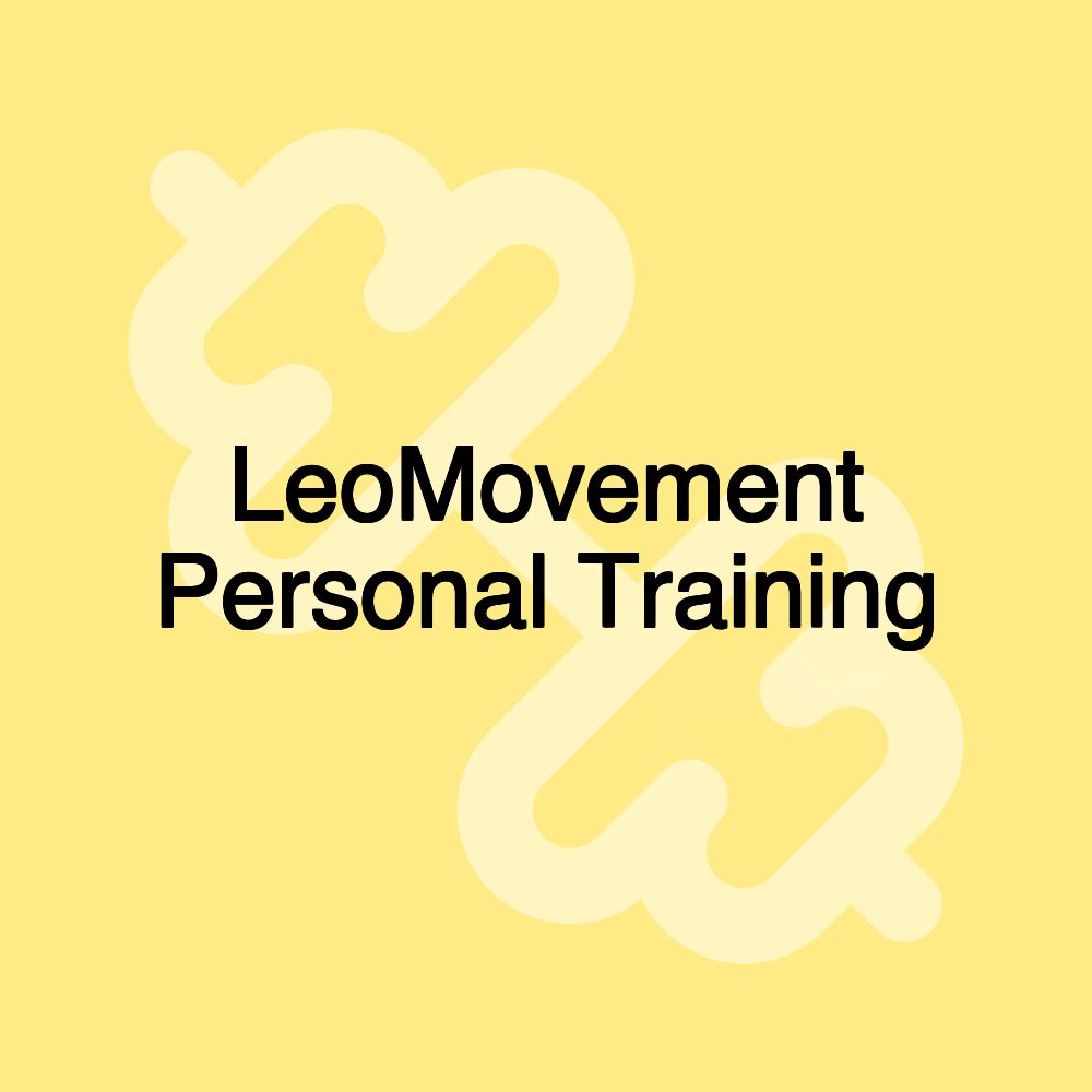 LeoMovement Personal Training