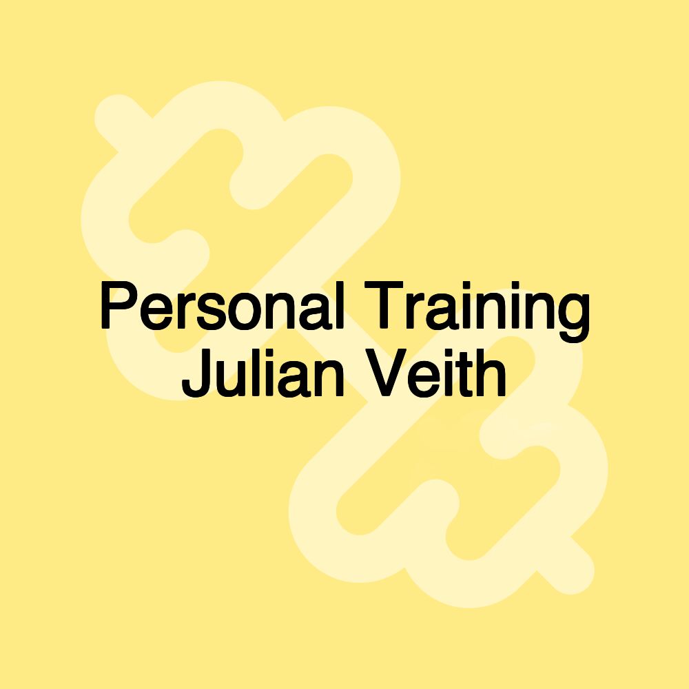 Personal Training Julian Veith