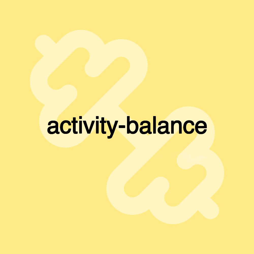 activity-balance