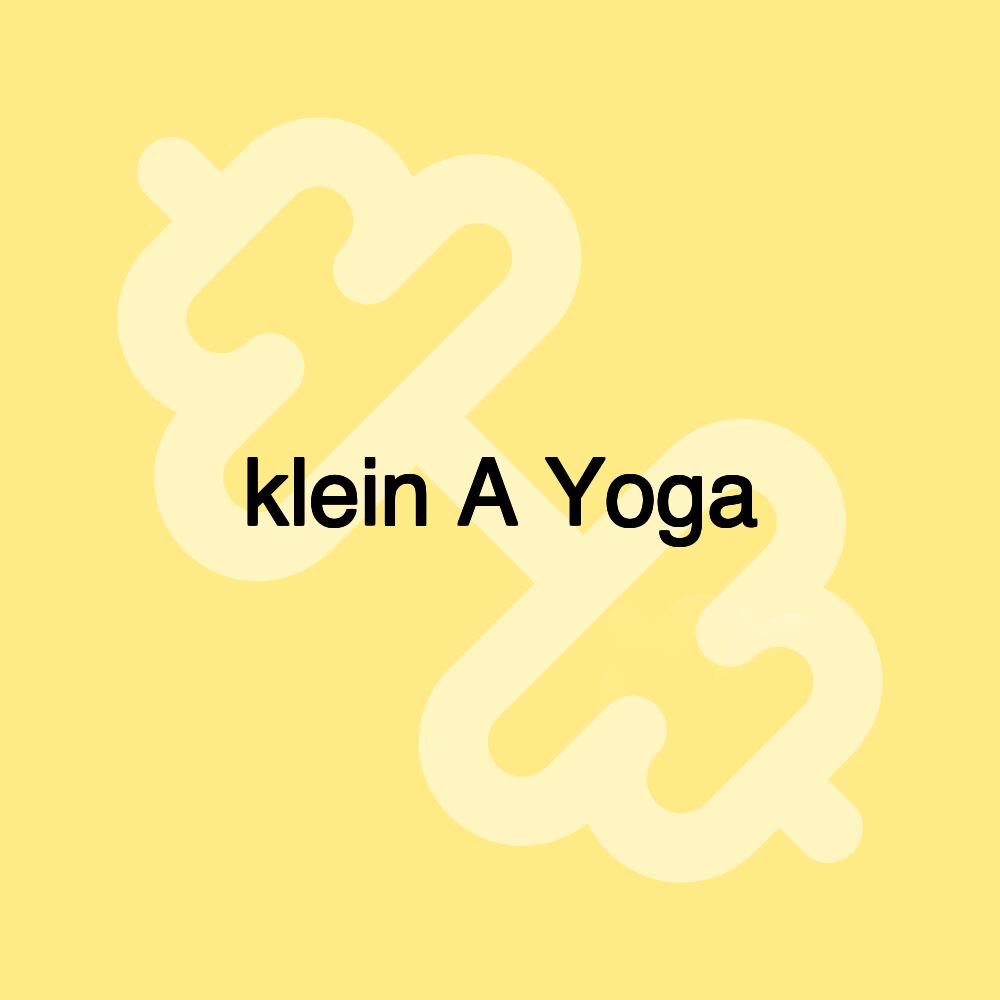 klein A Yoga