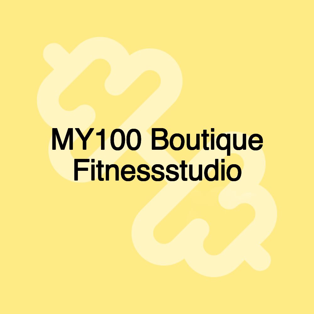 MY100 Boutique Fitnessstudio