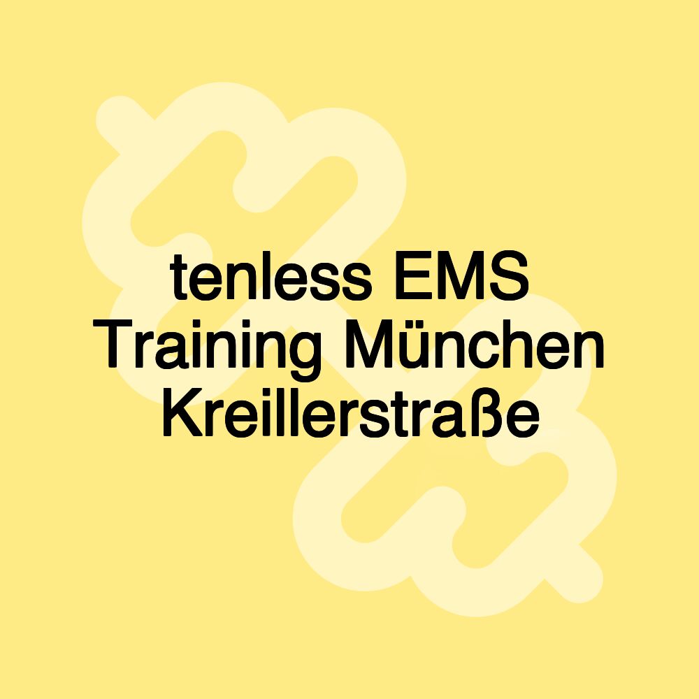 tenless EMS Training München Kreillerstraße