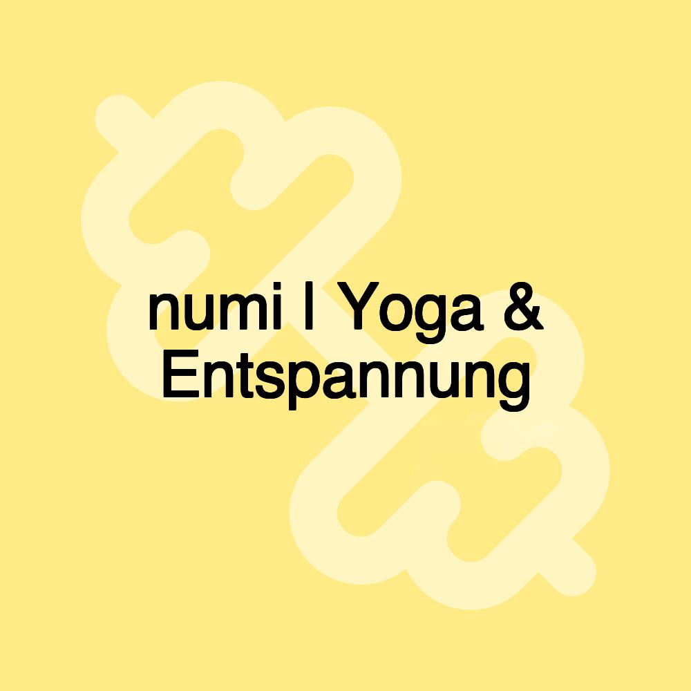 numi | Yoga & Entspannung