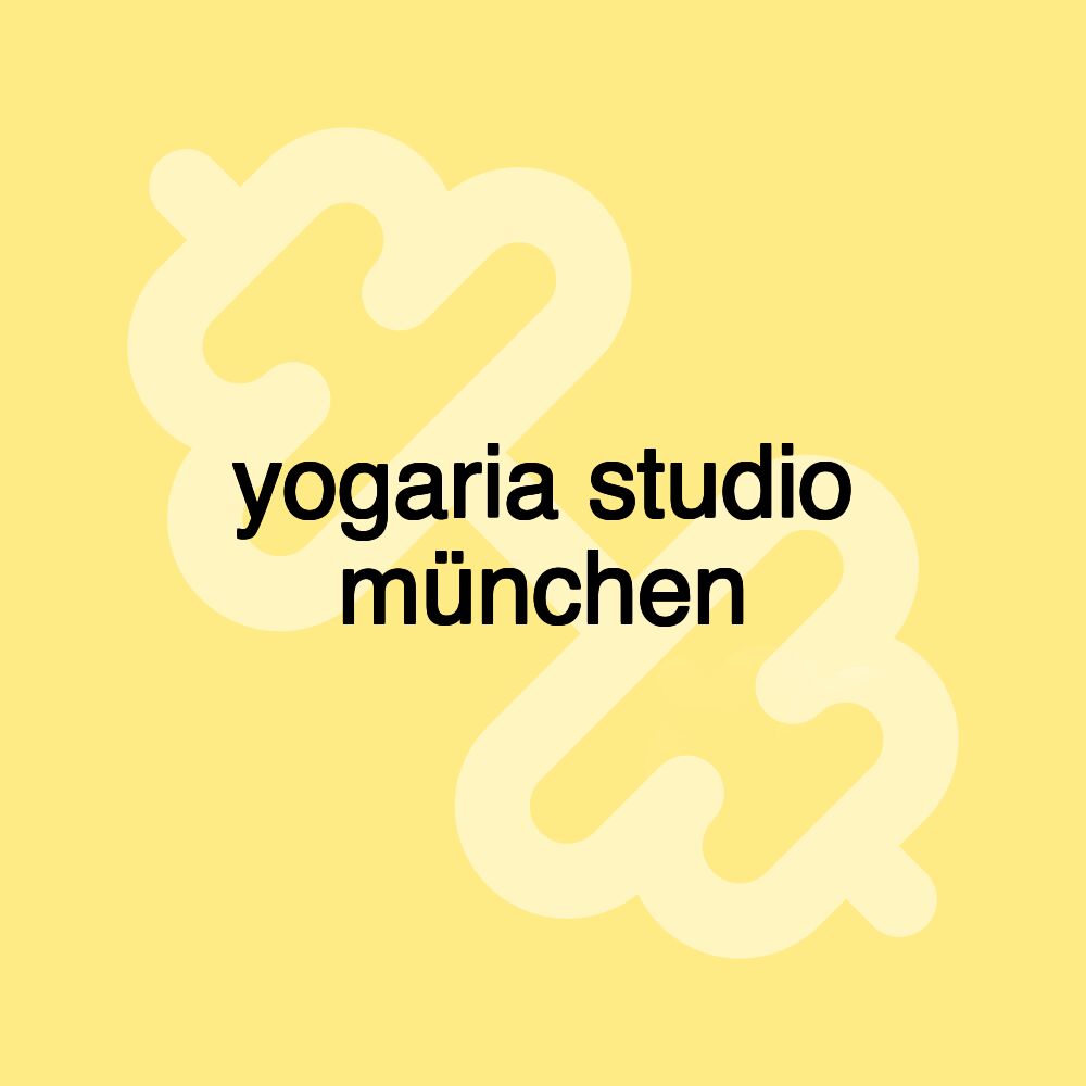 yogaria studio münchen