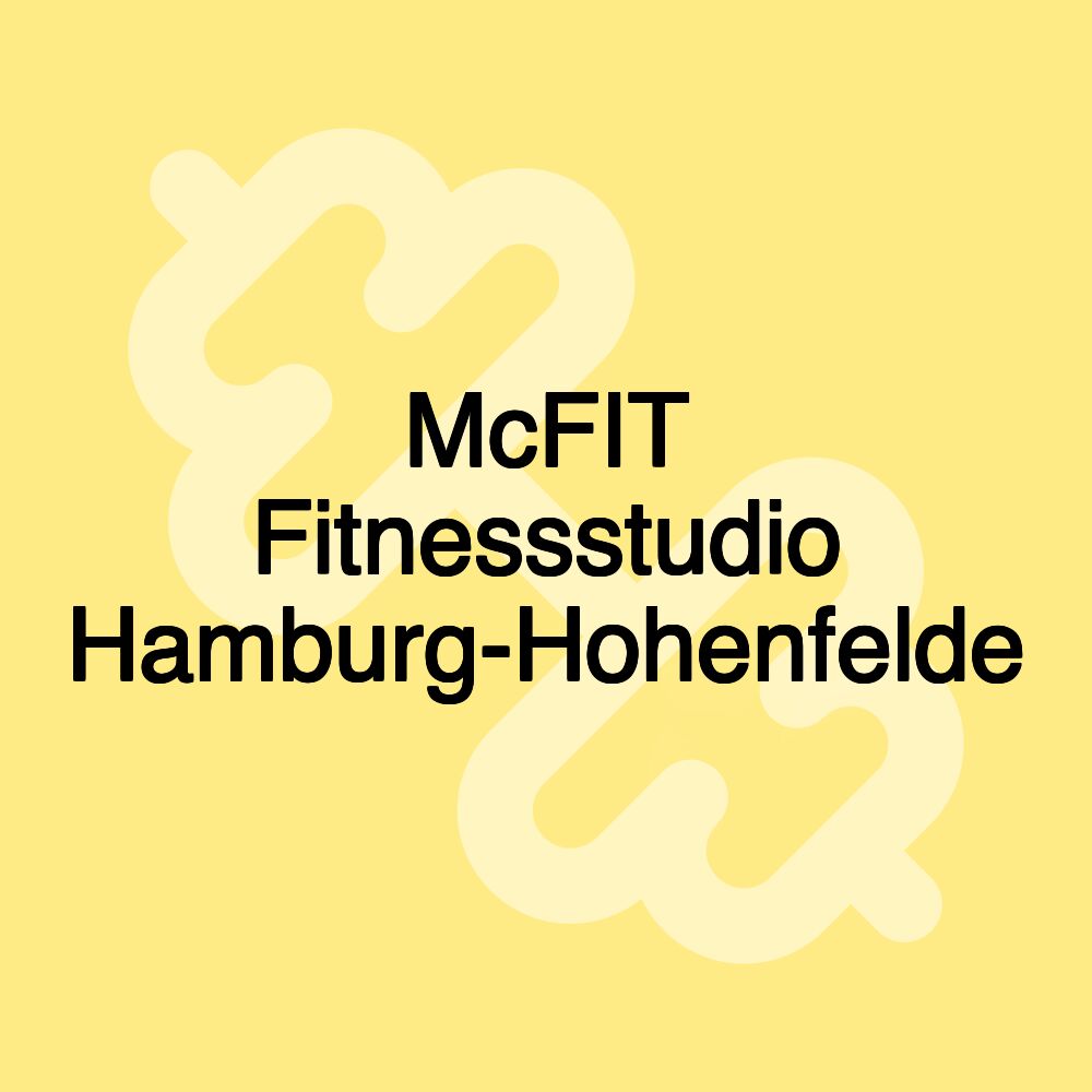 McFIT Fitnessstudio Hamburg-Hohenfelde