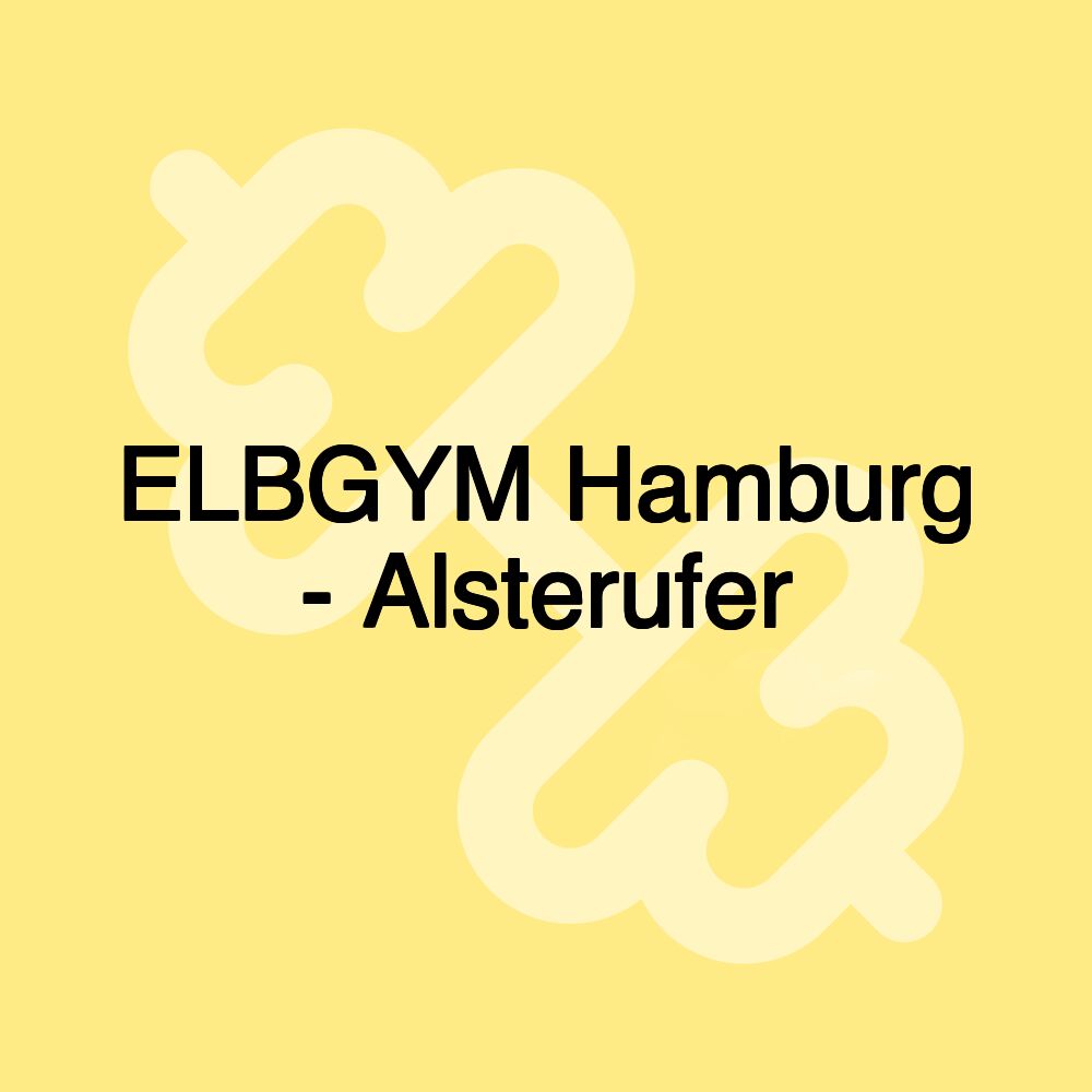 ELBGYM Hamburg - Alsterufer