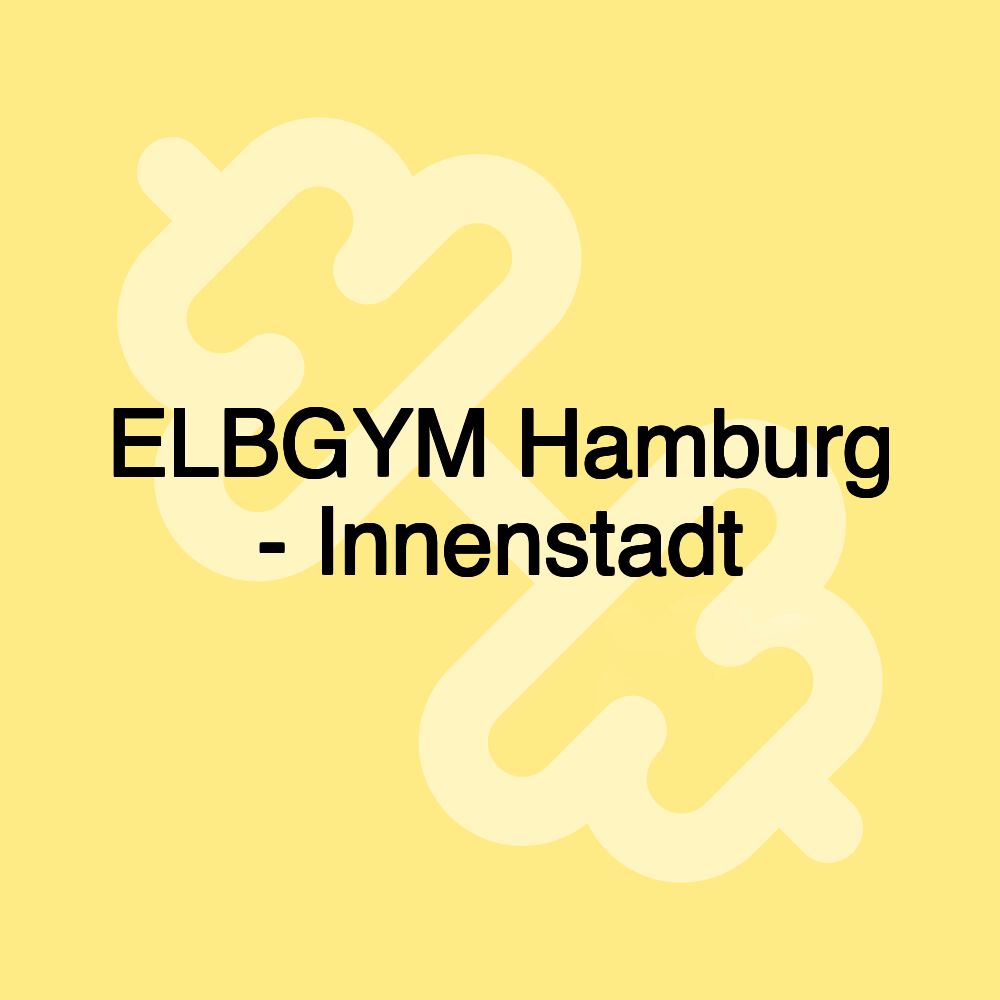 ELBGYM Hamburg - Innenstadt