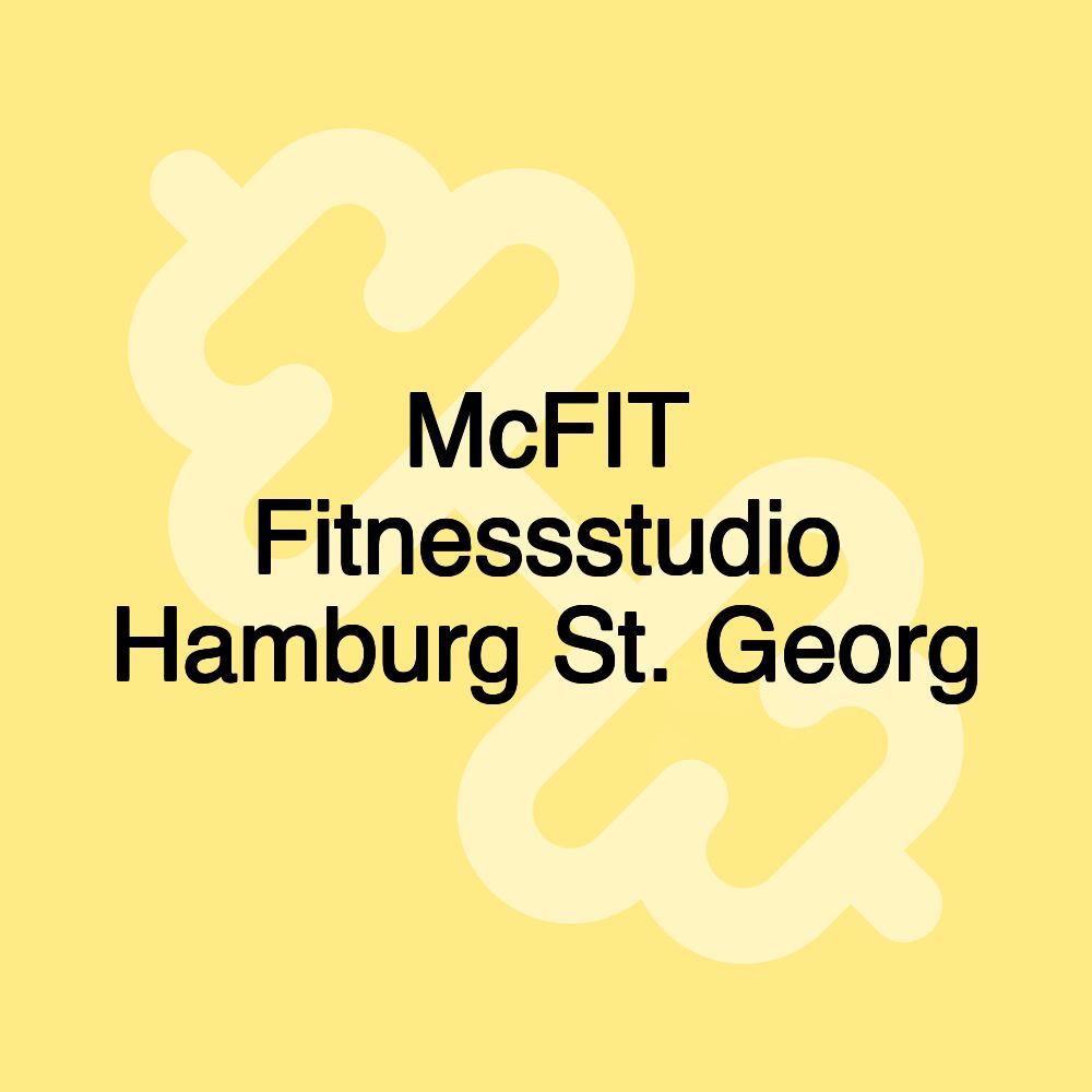 McFIT Fitnessstudio Hamburg St. Georg