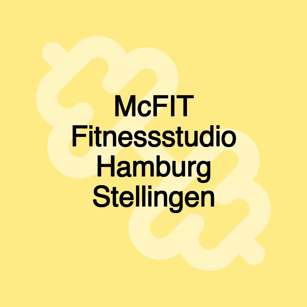 McFIT Fitnessstudio Hamburg Stellingen