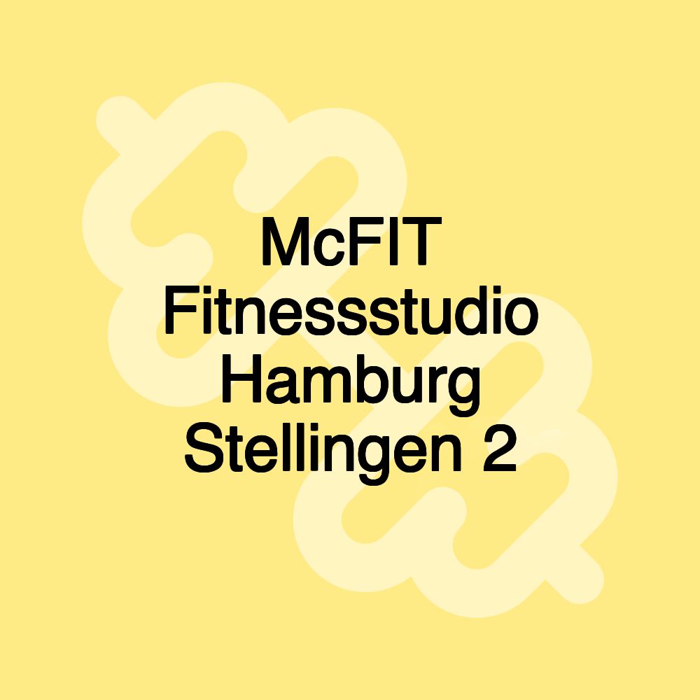 McFIT Fitnessstudio Hamburg Stellingen 2