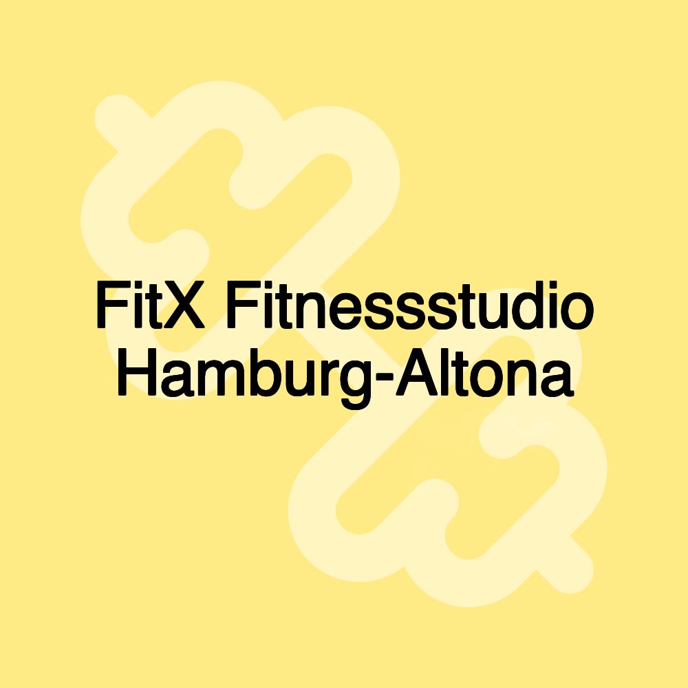 FitX Fitnessstudio Hamburg-Altona