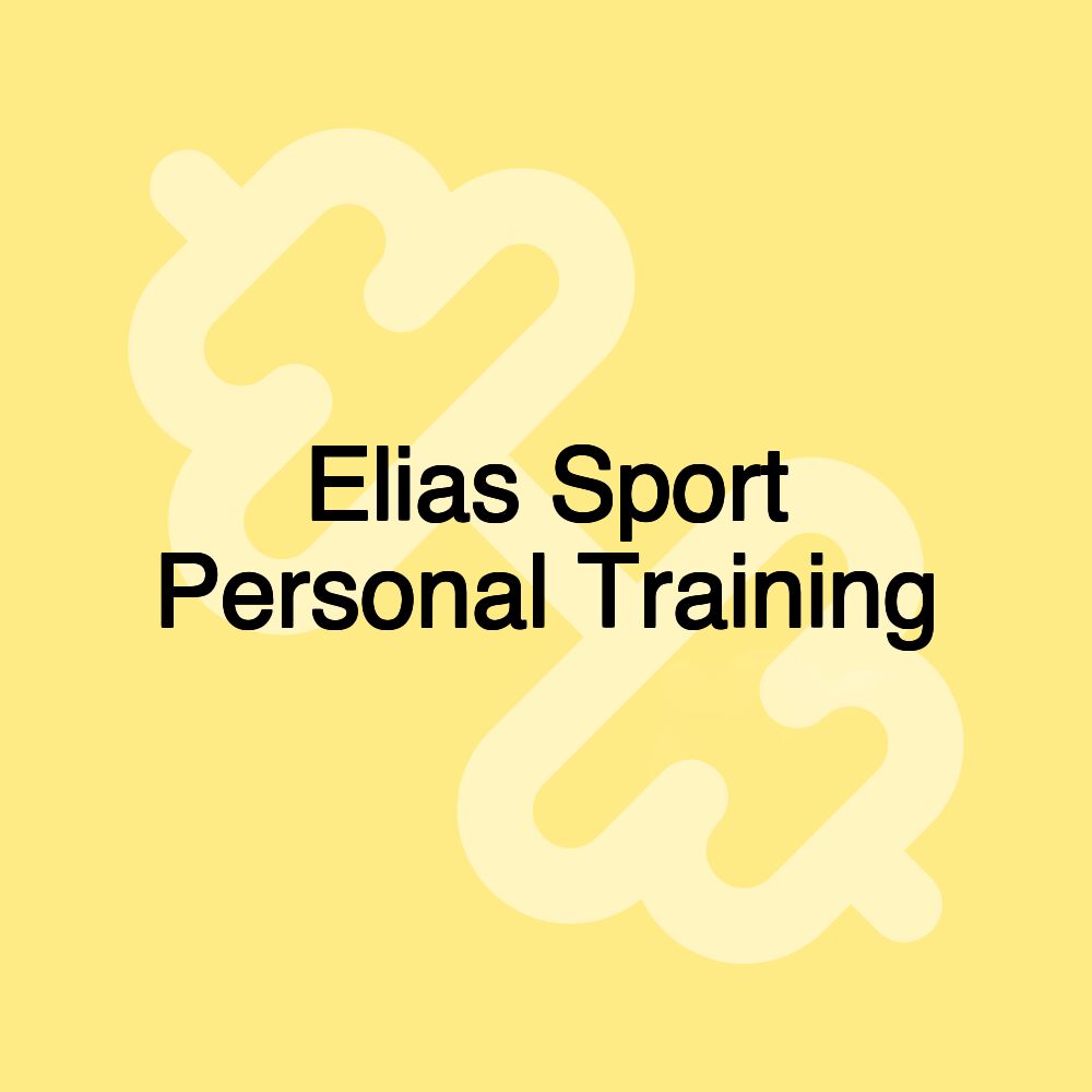 Elias Sport Personal Training