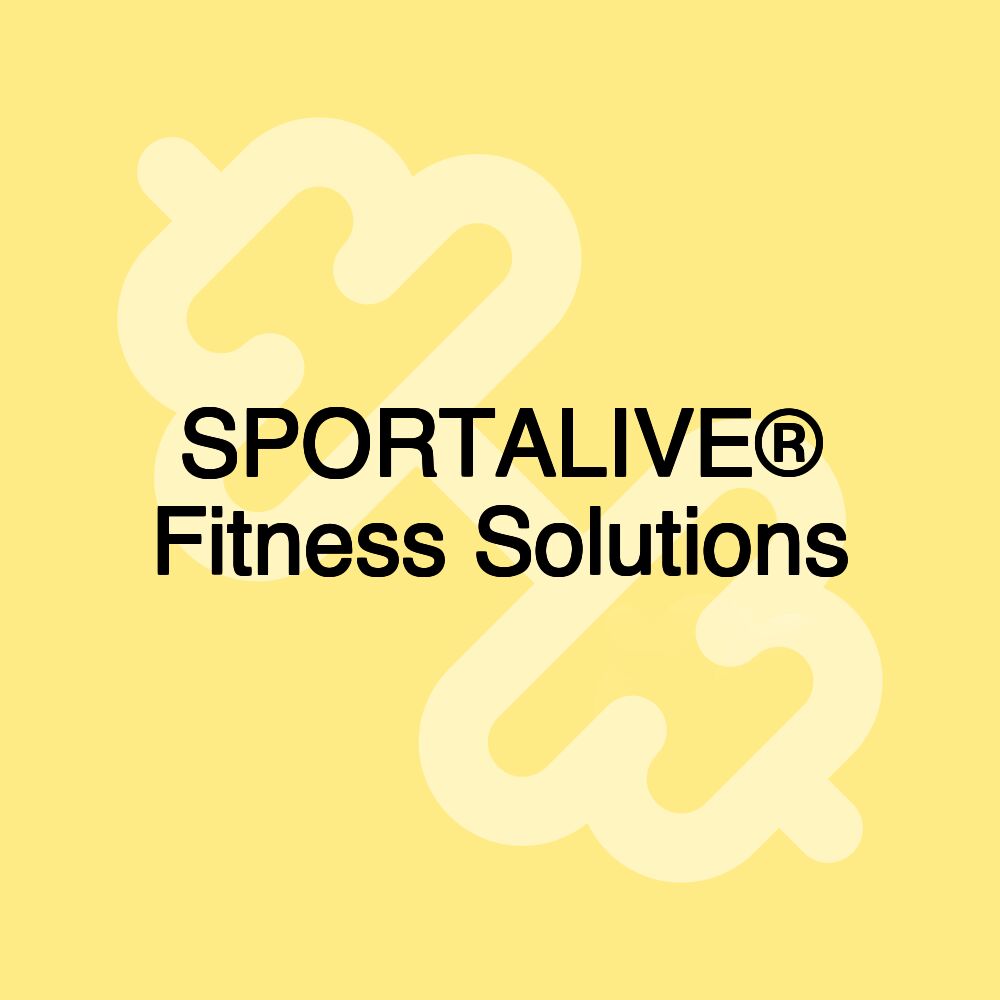 SPORTALIVE® Fitness Solutions