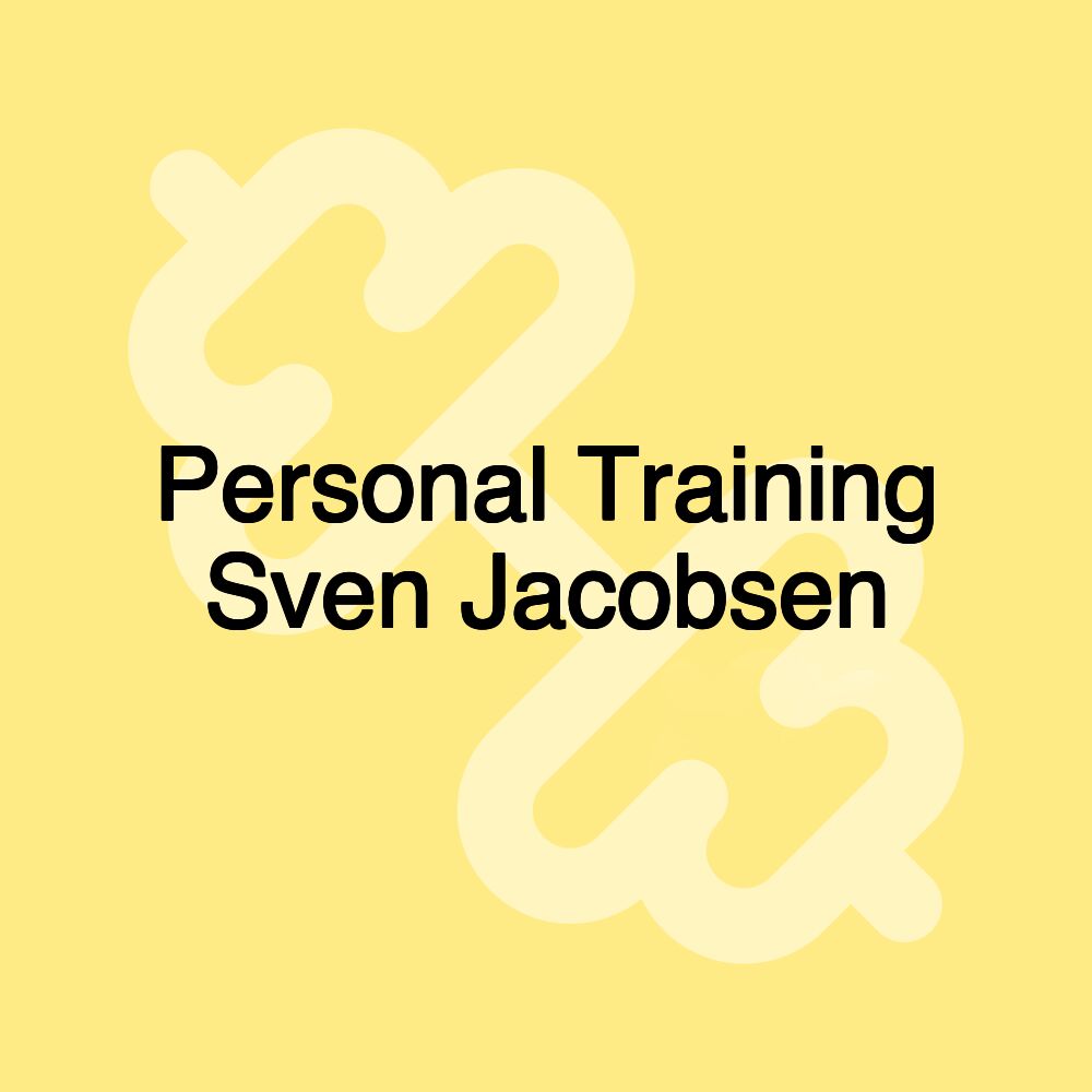 Personal Training Sven Jacobsen