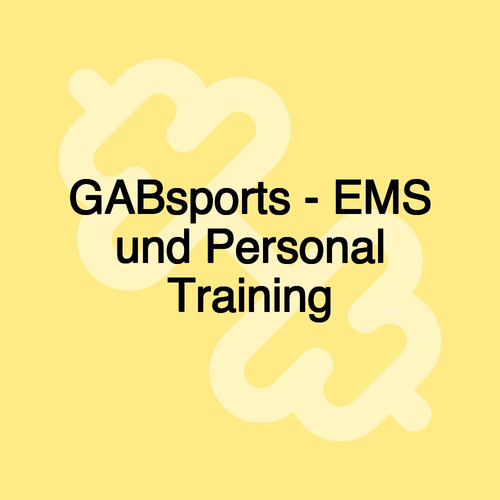 GABsports - EMS und Personal Training