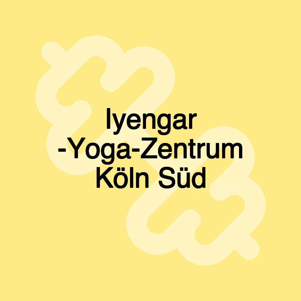 Iyengar -Yoga-Zentrum Köln Süd