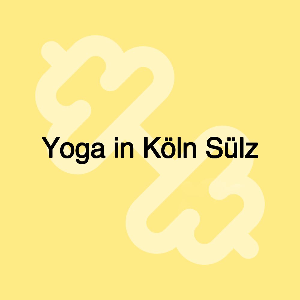 Yoga in Köln Sülz