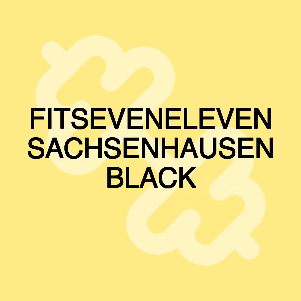 FITSEVENELEVEN SACHSENHAUSEN BLACK