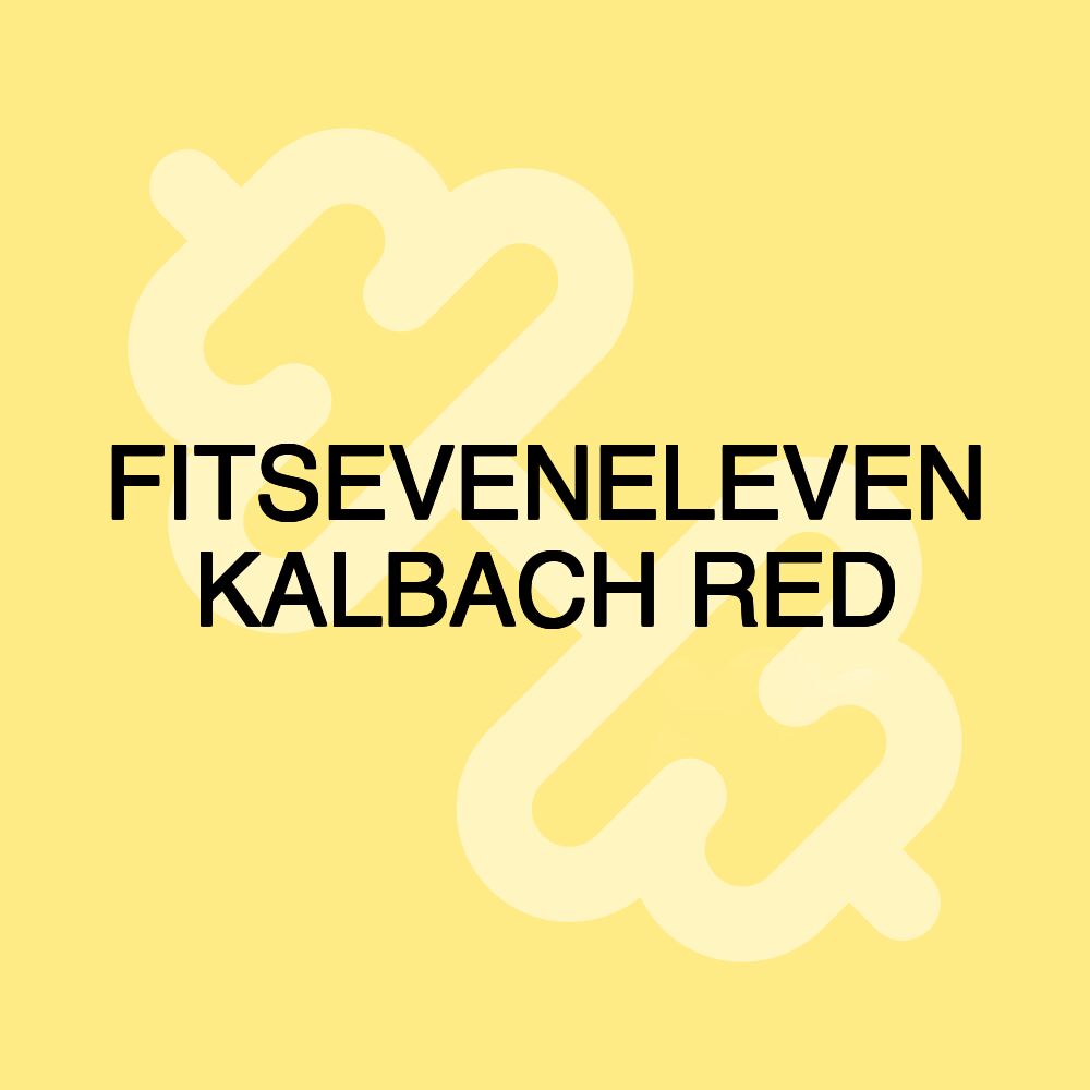 FITSEVENELEVEN KALBACH RED