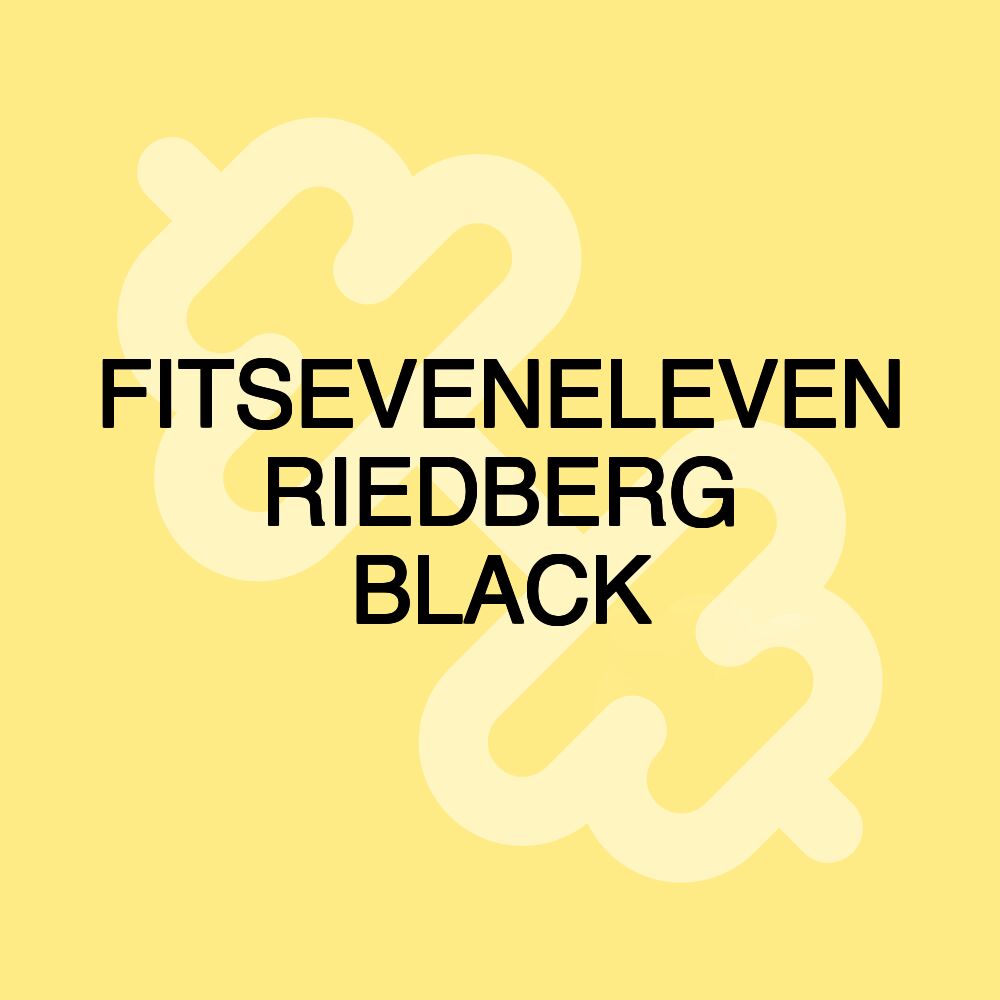 FITSEVENELEVEN RIEDBERG BLACK