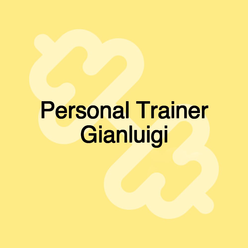 Personal Trainer Frankfurt - Gianluigi Lavia