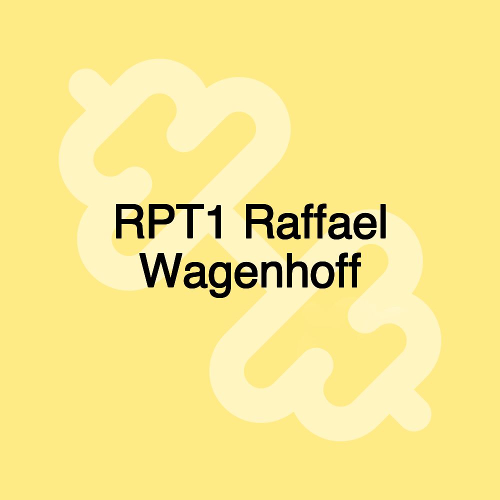 RPT1 Raffael Wagenhoff