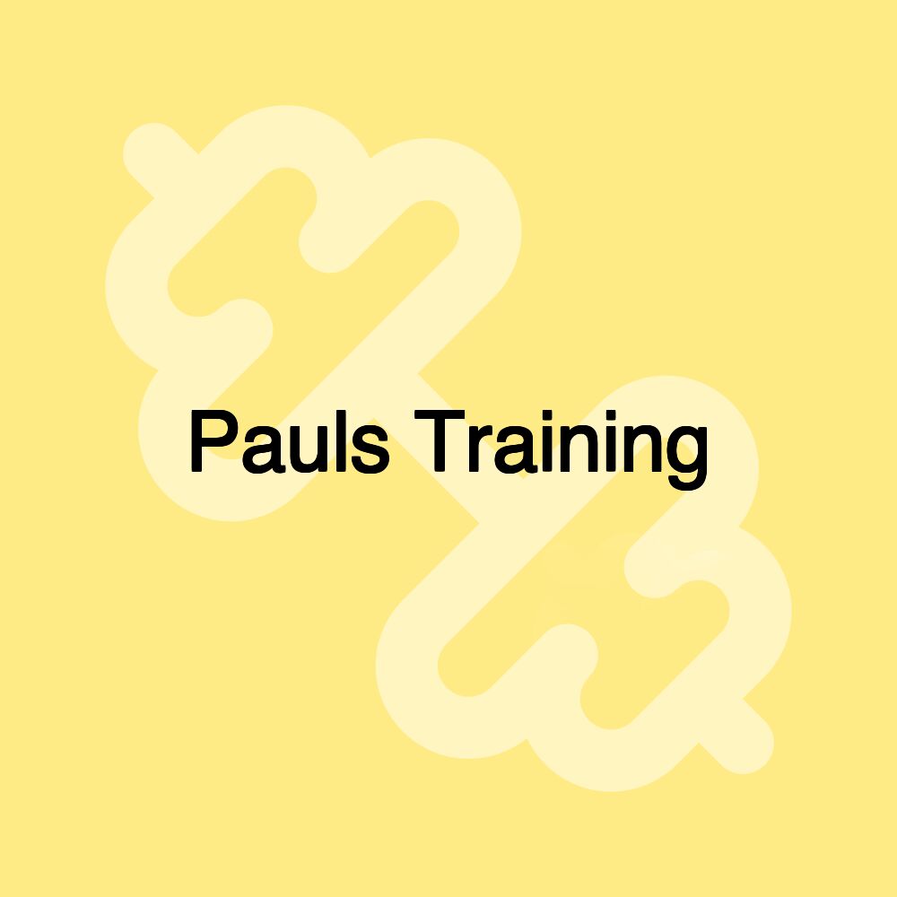 Pauls Training