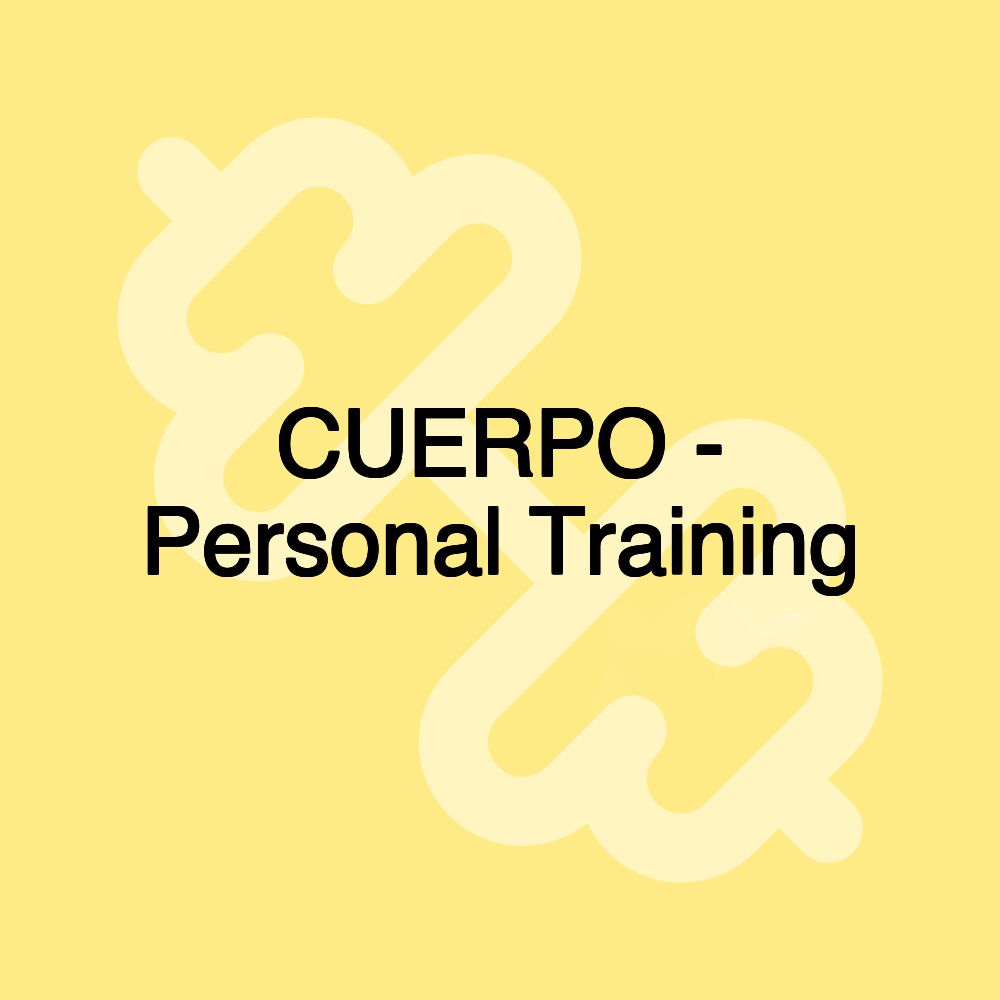 CUERPO - Personal Training