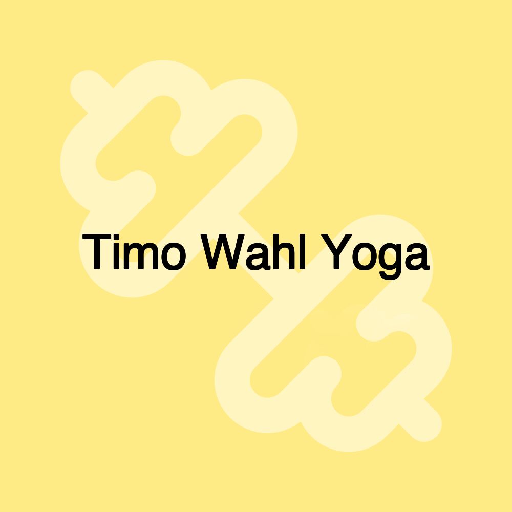 Timo Wahl Yoga