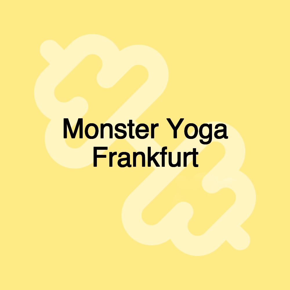 Monster Yoga Frankfurt