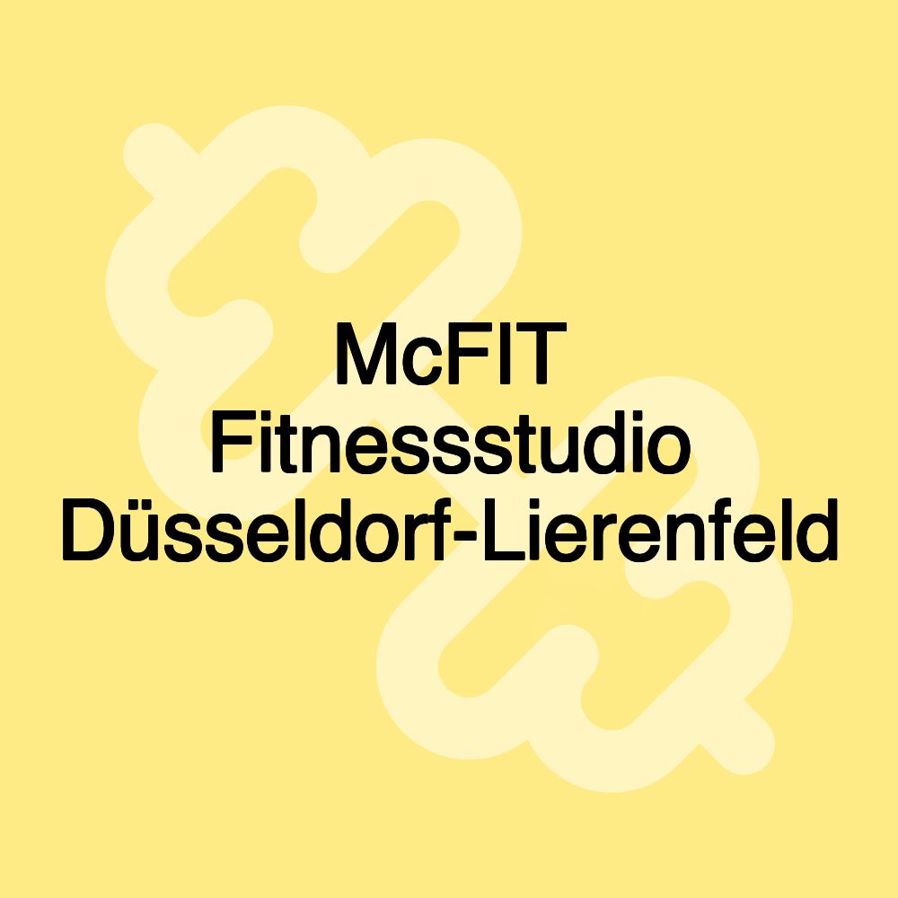 McFIT Fitnessstudio Düsseldorf-Lierenfeld