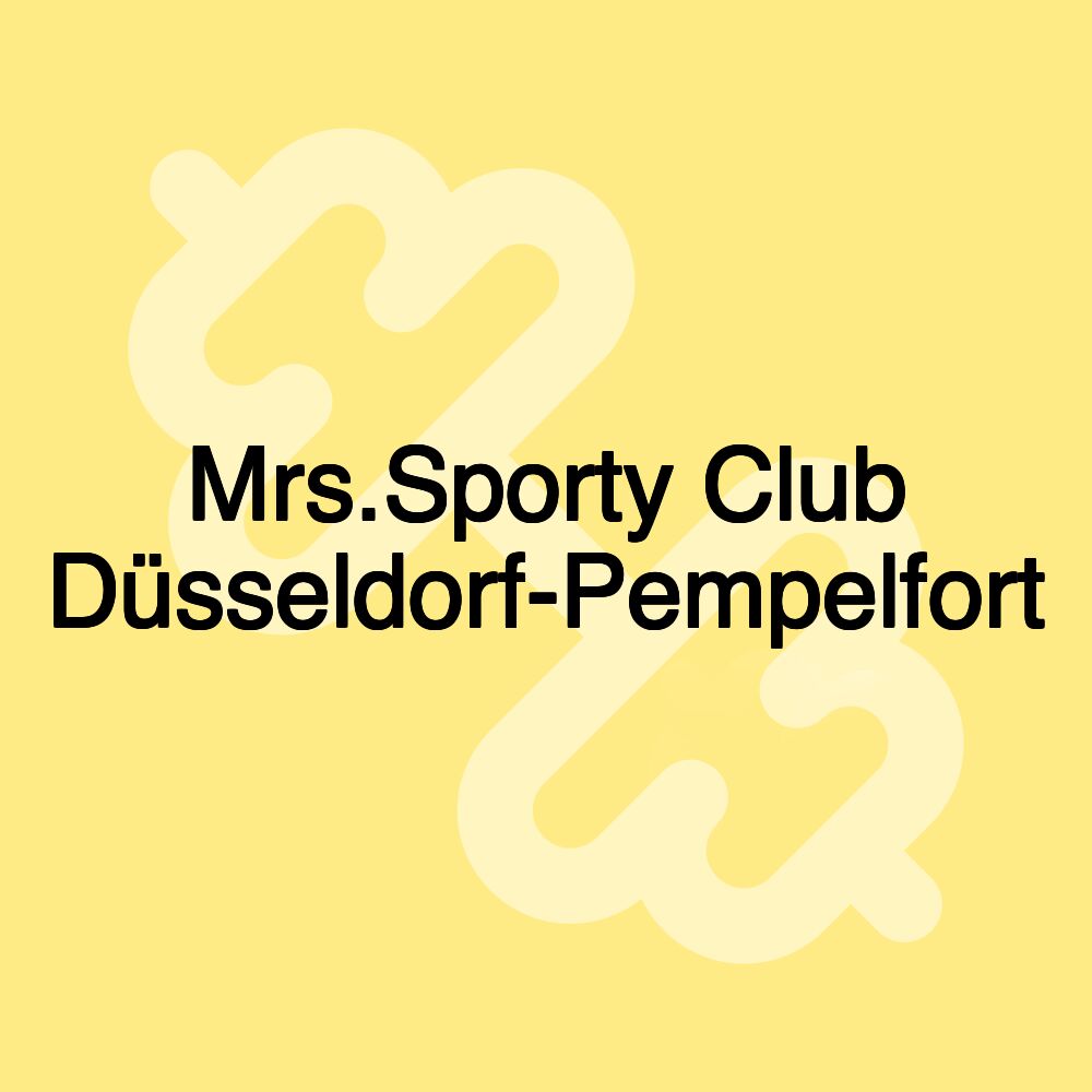 Mrs.Sporty Club Düsseldorf-Pempelfort