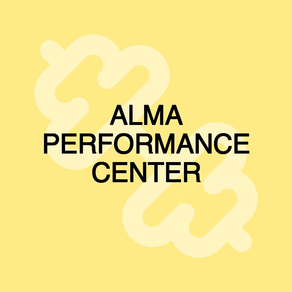 ALMA PERFORMANCE CENTER