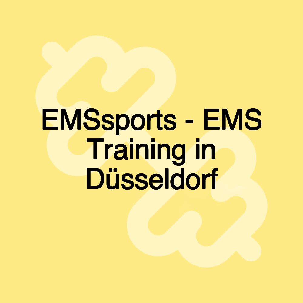 EMSsports - EMS Training in Düsseldorf