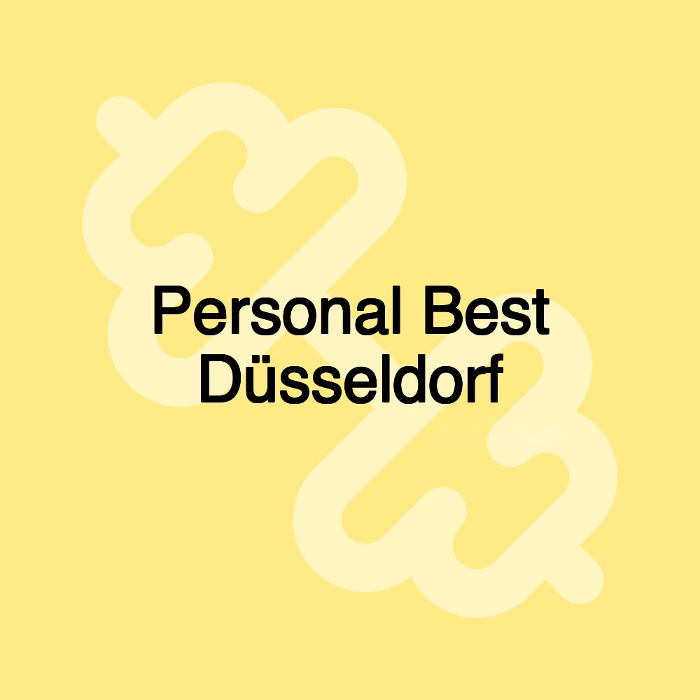 Personal Best Düsseldorf