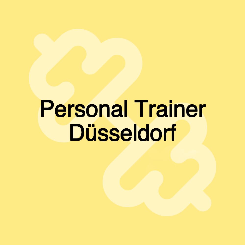 Personal Trainer Düsseldorf