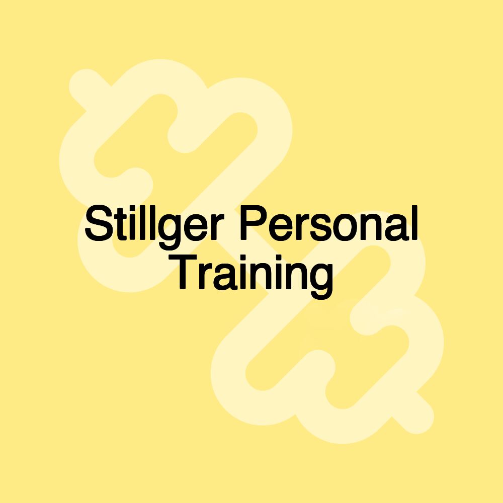 Stillger Personal Training