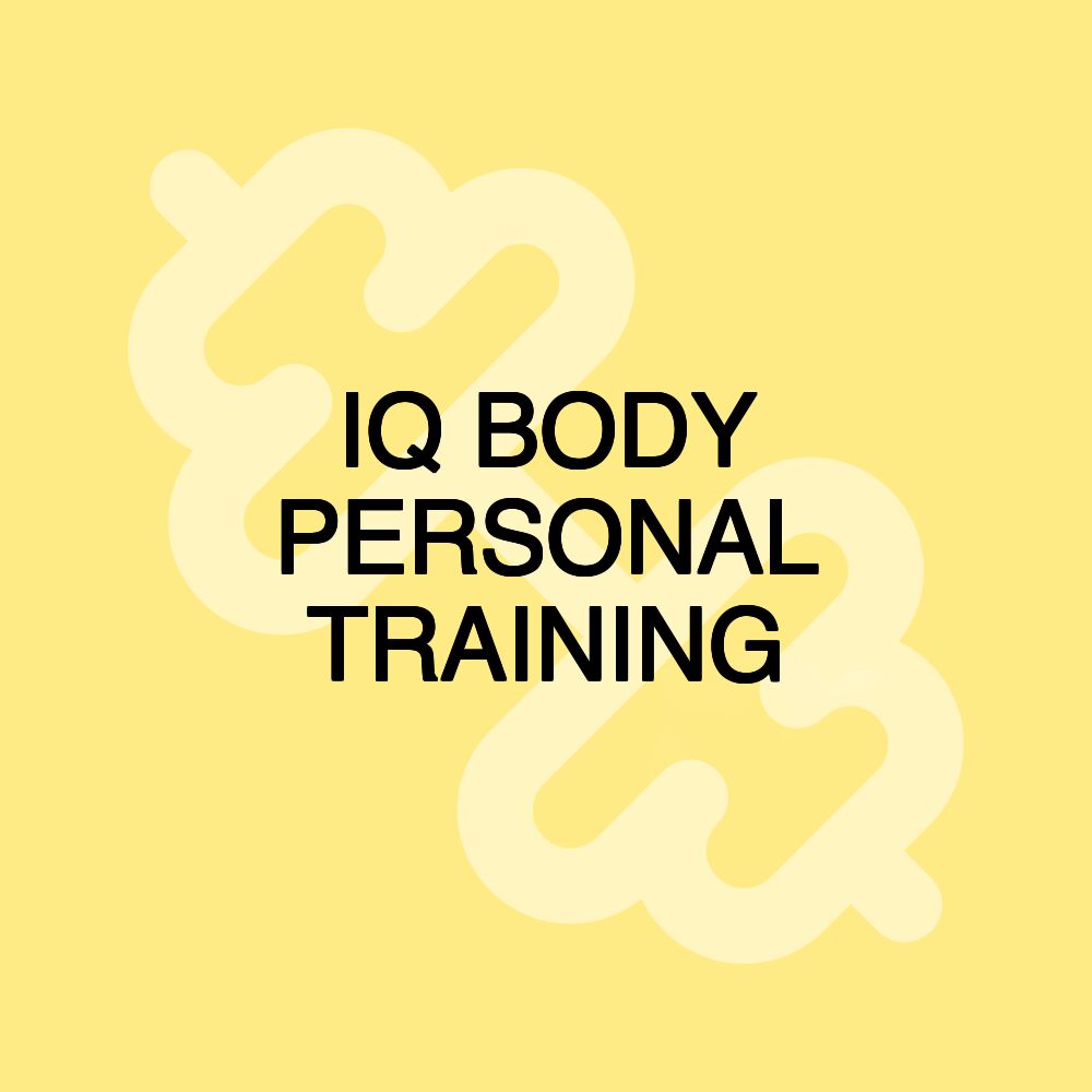 IQ BODY PERSONAL TRAINING